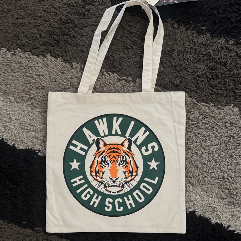 Hawkins High School Tote Bag Stranger Things